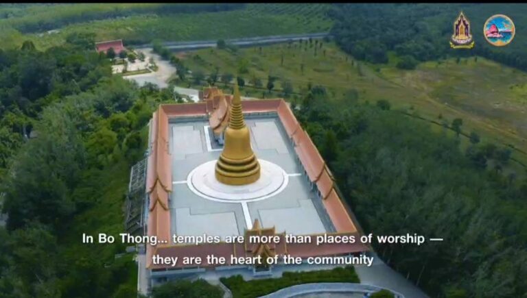 “บ่อทอง: โอบล้อมด้วยป่าเขา ต้นพระเจ้าอันศักดิ์สิทธิ์ วิถีชีวิตเกษตรกรรม ”