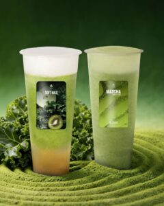 “Soft Kale & Matcha Signature”สองเมนูสีเขียวจากธีม “Green the Moment” ที่ผสมผสานความเป็นซิกเนเจอร์ จาก “NOSE TEA” เข้าไปอย่างลงตัว