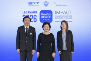 พาณิชย์ กรมส่งเสริมการค้าระหว่างประเทศ ผนึกกำลังหอการค้าไทย และ โคโลญเมสเซ่ เยอรมนี จัดงานแสดงสินค้า THAIFEX – HOREC ASIA 2026 ประกาศไทยเป็นศูนย์กลางการค้า HoReCa แห่งเอเชีย